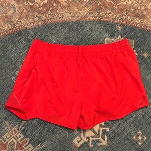 All in Motion Running Athletic Shorts 3" Mid Rise Cherry Red Size XL